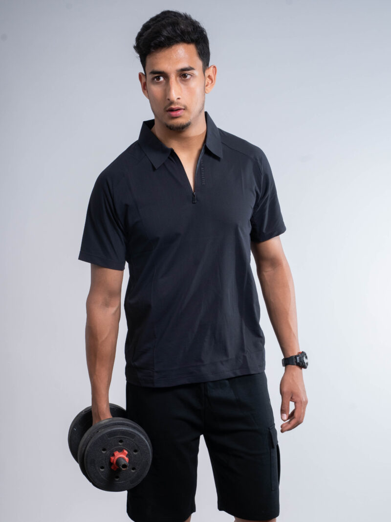 Light Green Short-sleeve Athletic Polo Shirt - Image 6