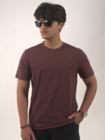 Maroon Regular Fit T-shirt