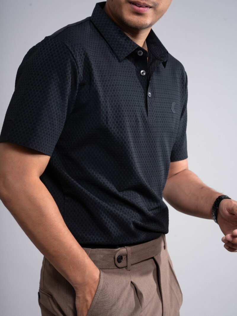 Green Wrinkle Free Polo T-Shirt - Image 5