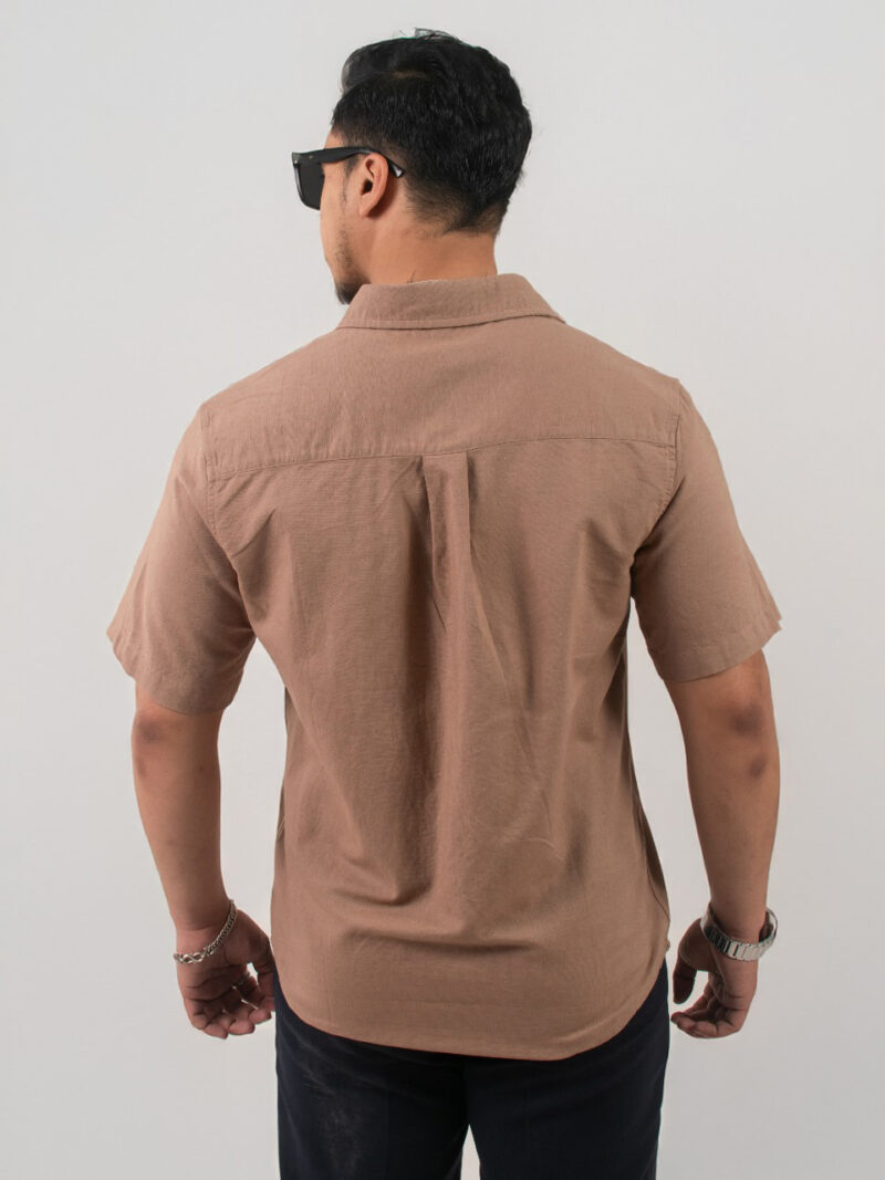 Coffee Short-Sleeve Casual shirt - Image 2