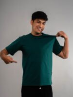 Green Drop Shoulder T-shirt