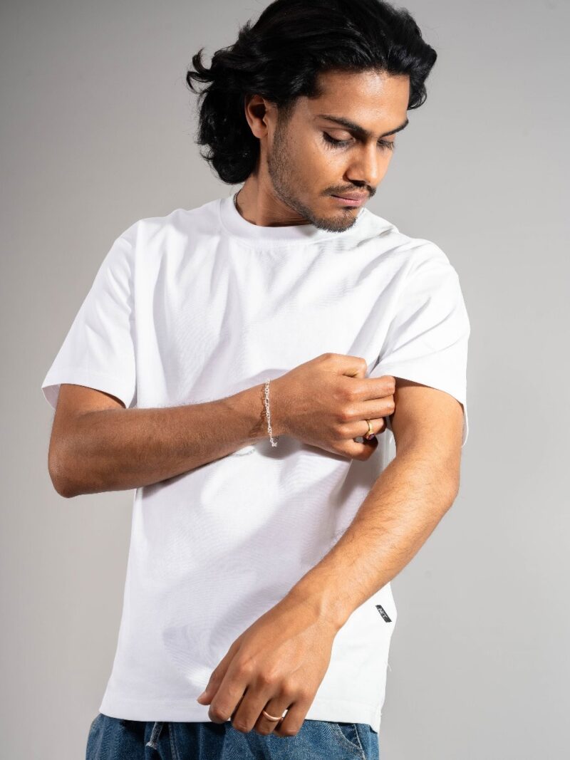 White T-shirt Nepal NKT