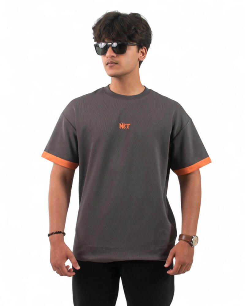Cream Round Neck T-Shirt - Image 4