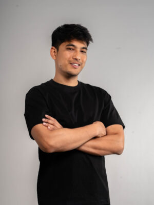 Plain Black T-shirt Nepal