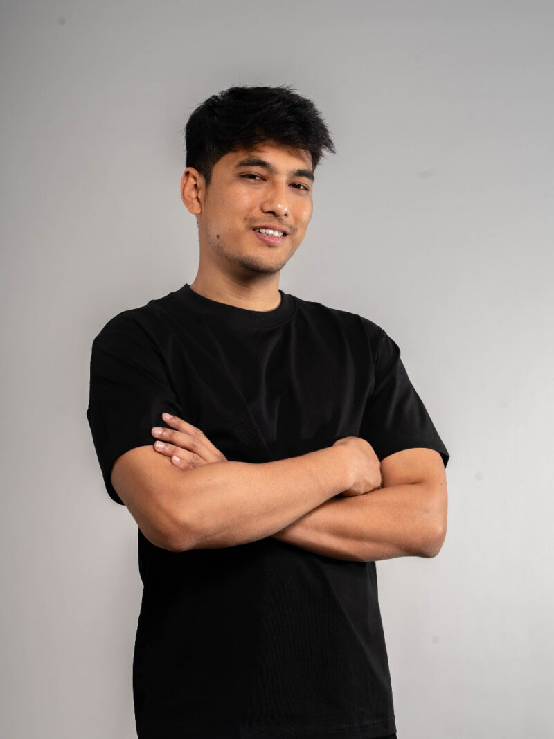 Plain Black T-shirt Nepal