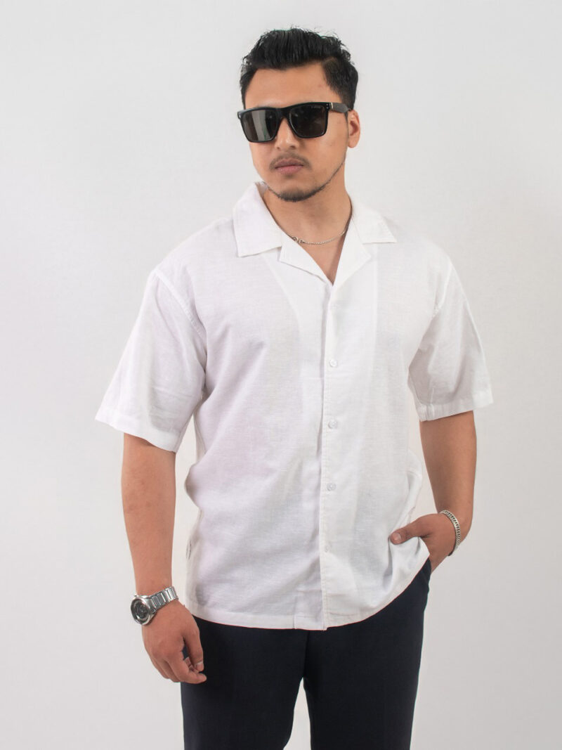 Green Short-sleeve shirt summer shirt - Image 7