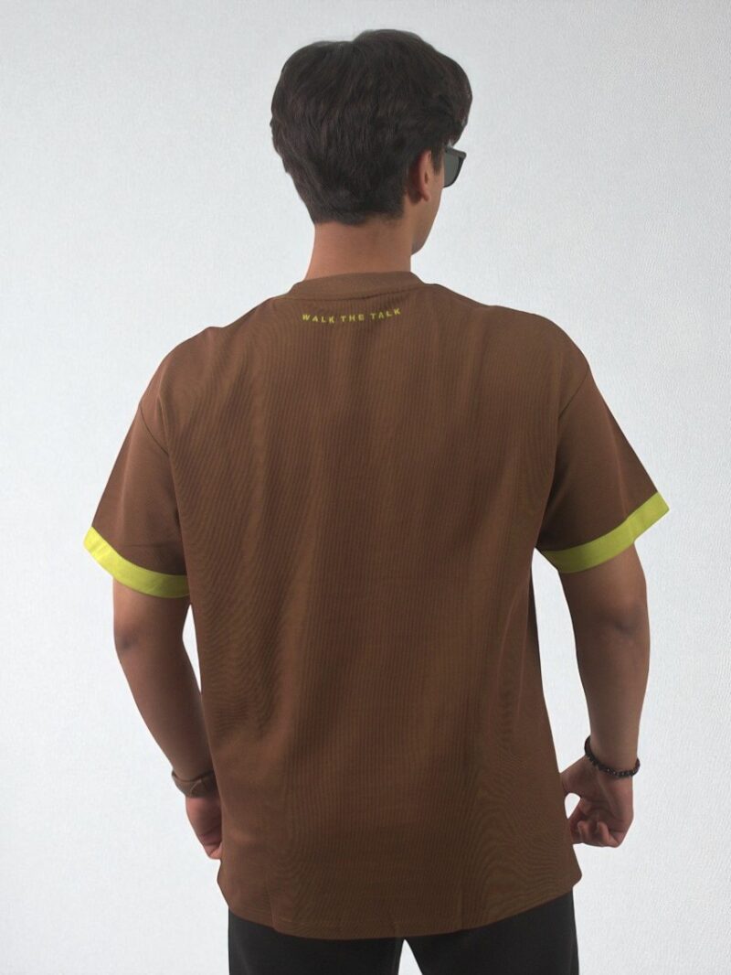 Brown Round Neck T-Shirt - Image 2