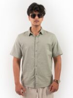 Men's summer light green shirt