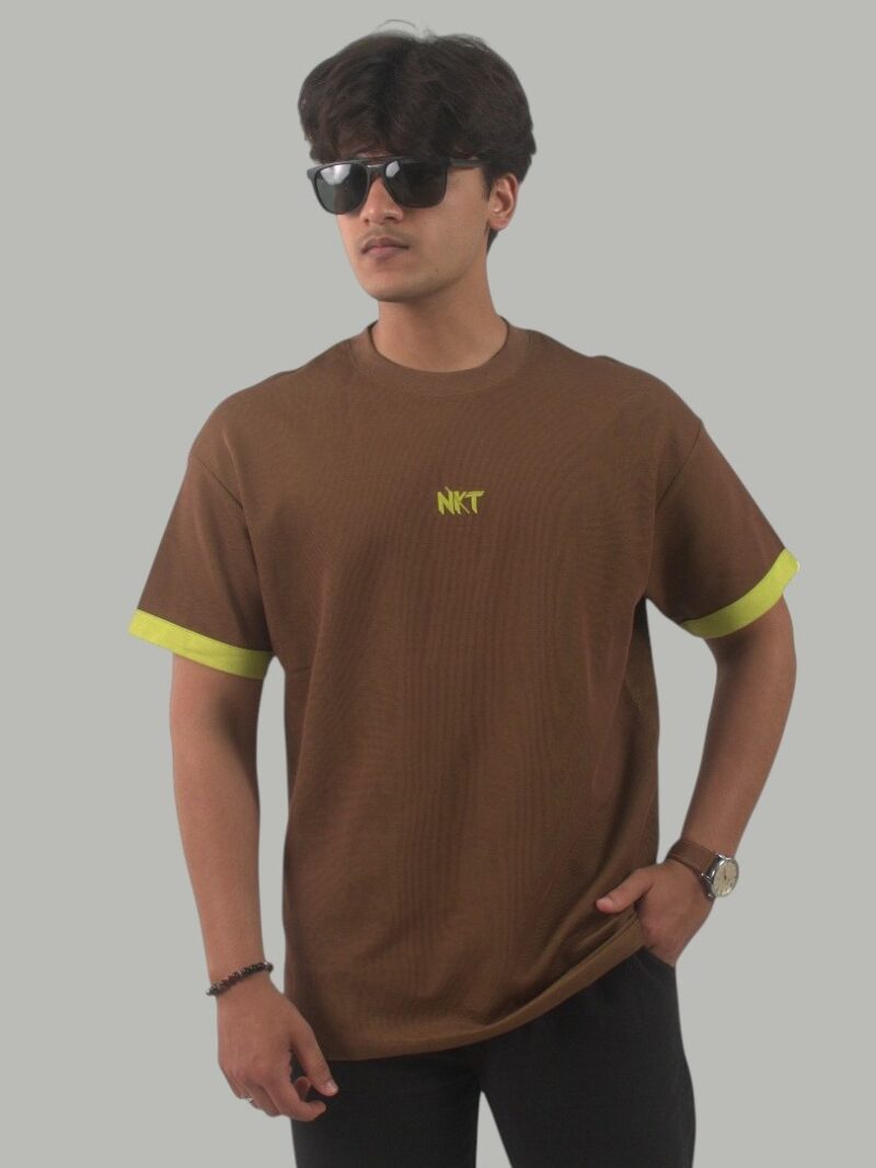 Black Round Neck T-Shirt - Image 6