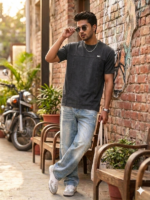 Vintage Washed Charcoal Black T-shirts