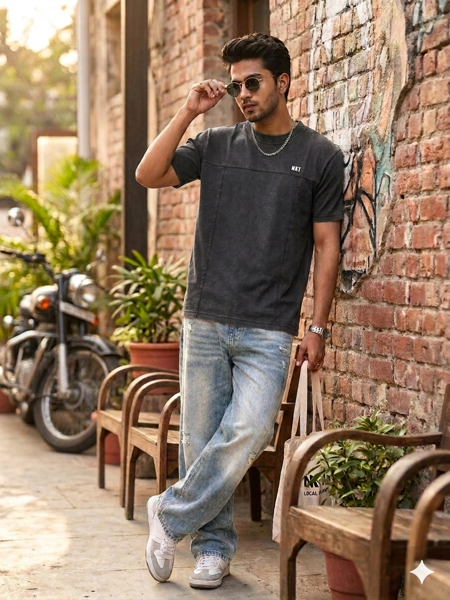 Vintage Rose Brown wash T-shirts - Image 7