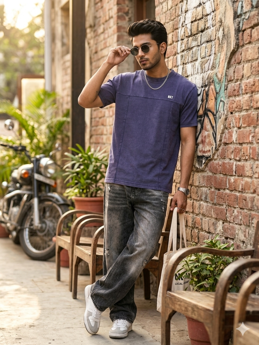 Vintage Rose Brown wash T-shirts - Image 6