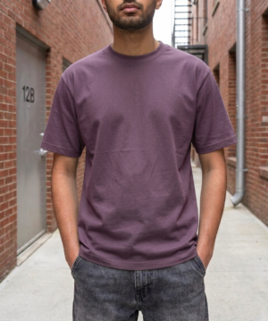 Dusty Purple Drop Shoulder T-Shirt