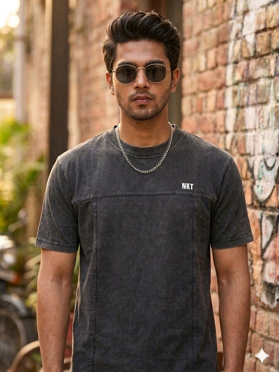 Vintage Rose Brown wash T-shirts - Image 8